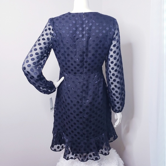 Bar III Polka Dot Ruffle Dress - Picture 5 of 5